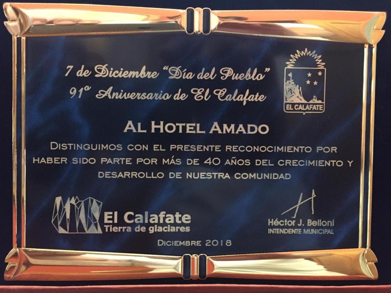 Hotel Amado Ель-Калафате Екстер'єр фото